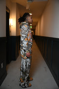 Camouflage Jacket (Only) Purple Pants (Only)